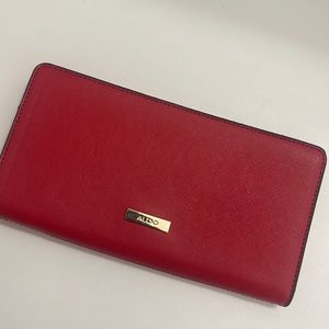 Red Aldo wallet